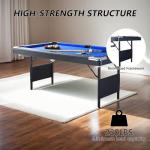 Portable Folding Pool Table with Accessories - 7FT/8FT