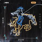 Cowboy Neon Wall Sign for Man Cave Decor