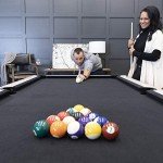 Rustic 90” Billiard Table with Black Cloth