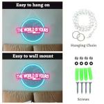 World Is Yours Neon Sign for Man Cave