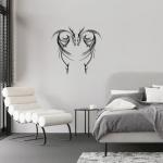 Dual Dragon Metal Wall Art for Man Cave