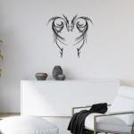 Dual Dragon Metal Wall Art for Man Cave