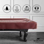Heavy-Duty Waterproof Pool Table Cover - Red & Blue