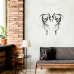 Dual Dragon Metal Wall Art for Man Cave