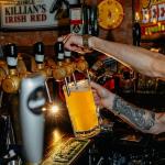 Large Glass Beer Mugs - Set of 2