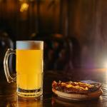 Large Glass Beer Mugs - Set of 2