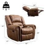 Classic Leather Recliner Chair for Your Man Cave
