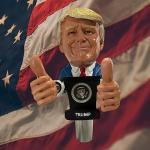 Trump Two Thumbs Up Beer Tap Handle