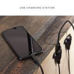 Power Reclining Sofa with USB Charging - Tan/Brown