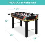 48in Foosball Table for Home Game Room