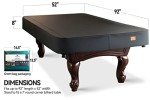 Heavy Duty Waterproof Pool Table Cover - 7FT