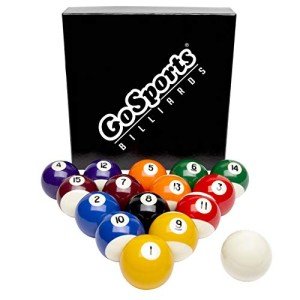 GoSports Complete Set of 16 Billiards Balls