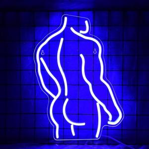 Muscle Men Neon Wall Sign for Man Cave