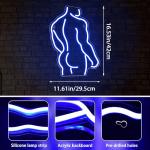 Muscle Men Neon Wall Sign for Man Cave