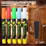 Wooden Beer Tap Handles with Chalkboard & Markers