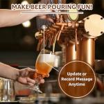 Wooden Beer Tap Handles with Chalkboard & Markers