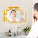Dimmable Check Engine Light Neon Mirror