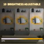 Dimmable Check Engine Light Neon Mirror