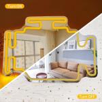 Dimmable Check Engine Light Neon Mirror