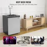 VEVOR Dual Tap Beer Kegerator with CO2 Tank