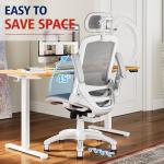 Ergonomic High Back Chair with Flip-Up Arms