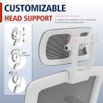 Ergonomic High Back Chair with Flip-Up Arms