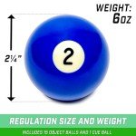 GoSports Complete Set of 16 Billiards Balls