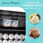 Compact Beverage Fridge with Glass Door