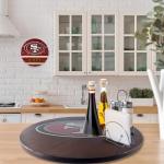 San Francisco 49ers 18” Wooden Lazy Susan