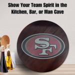 San Francisco 49ers 18” Wooden Lazy Susan