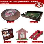 San Francisco 49ers 18” Wooden Lazy Susan