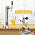 Single Tap Stainless Steel Draft Beer Tower