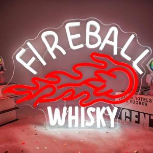 Whiskey Neon Wall Sign for Man Caves
