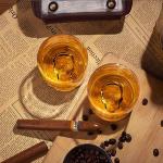 Skull Whiskey Rocks Glasses Set in Gift Box