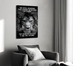 Lion Canvas Wall Art for Your Man Cave