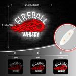 Whiskey Neon Wall Sign for Man Caves