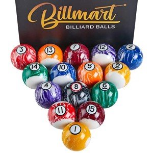 Premium 16-Piece Pool Table Billiard Balls Set