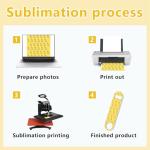 10 Pack White Stainless Steel Bottle Opener Blanks