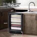 24-Inch Beverage Cooler with Glass Door