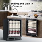 24-Inch Beverage Cooler with Glass Door