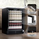 24-Inch Beverage Cooler with Glass Door