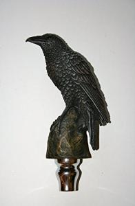 Black Raven Poe Beer Tap Handle for Kegerators