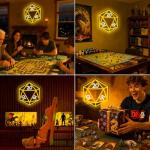 LED DND Dice Neon Sign for Game Room
