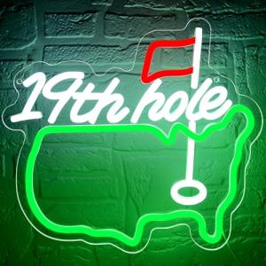 Golf Neon Wall Sign for Man Cave Decor