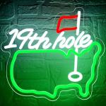 Golf Neon Wall Sign for Man Cave Decor