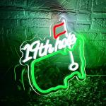 Golf Neon Wall Sign for Man Cave Decor