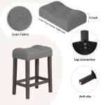 4-Piece Bar Table Set with USB Ports