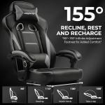 GTPLAYER Ergonomic Gaming Chair with Footrest
