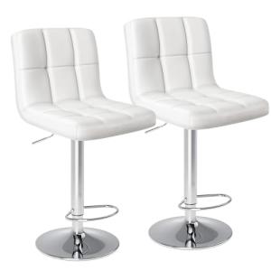 Adjustable Swivel Bar Stools – Set of 2