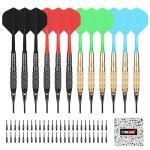 CyeeLife 12-Piece Soft Tip Darts Set